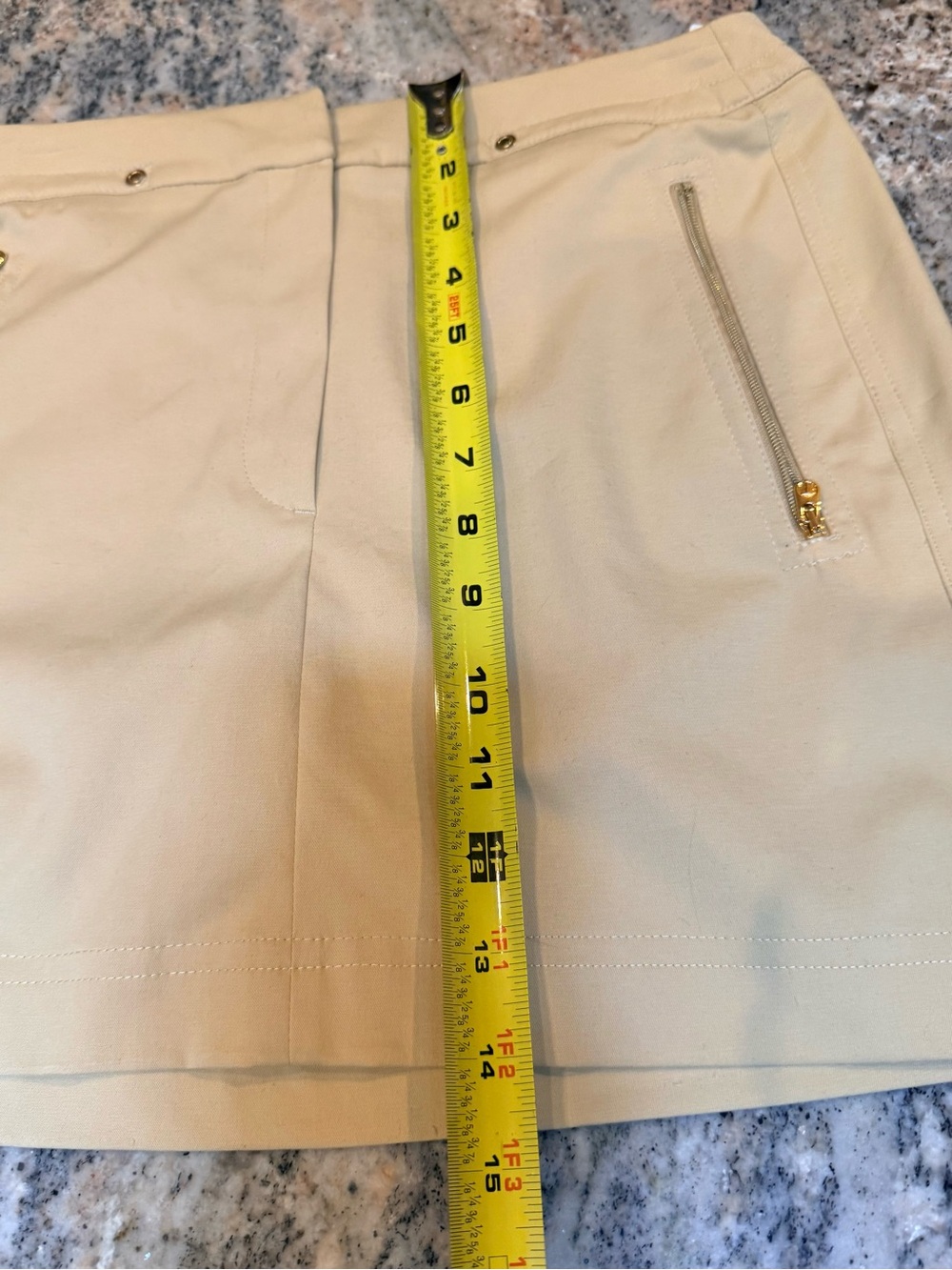 NWT Tail Tech Golf Skort Skirt Size 2 Beige Performance Stretch Athletic Preppy - Picture 7 of 15